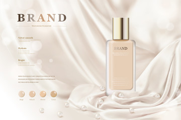 Elegant foundation ad