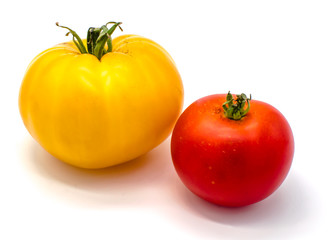 yellow and red tomatoes