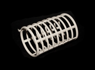 curlers isolated on white background