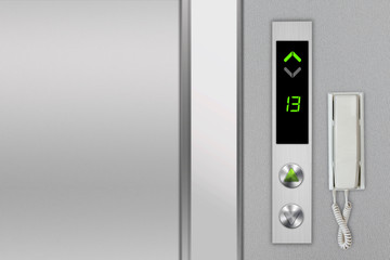 Dial the emergency telephone in the elevator and lift the 13th floor.