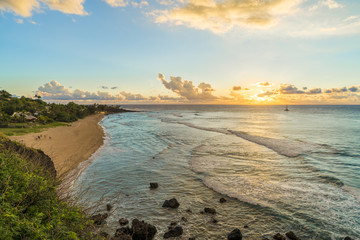 Boucan Canot Beach at Reunion Island, Africa