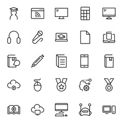 Flat icon set