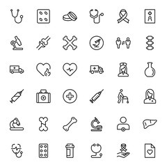Fototapeta premium Cancer flat icon