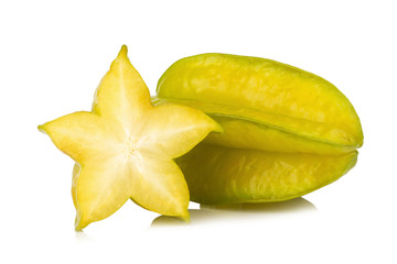 Fototapeta premium star apple. star fruit isolated on white background