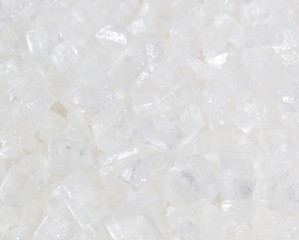 White granulated sugar as a background