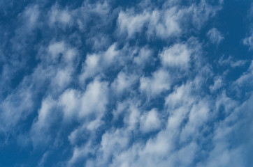 Clouds and Blue Sky Background. Design Pattern and Textures