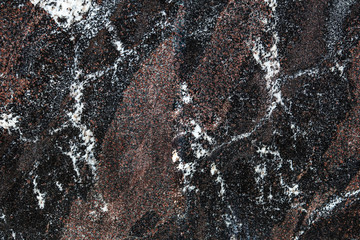 Black marble slab as an abstract background