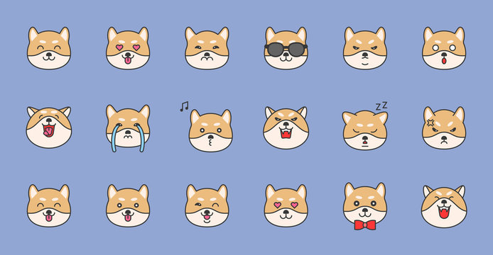 Featured image of post Shiba Inu Cute Dog Wallpaper Cartoon Mbe cartoon cute shiba inu dog animal material