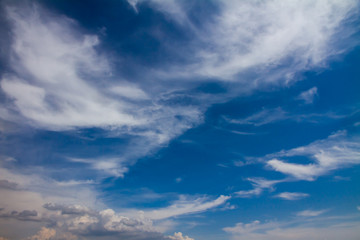 青い空と白い雲