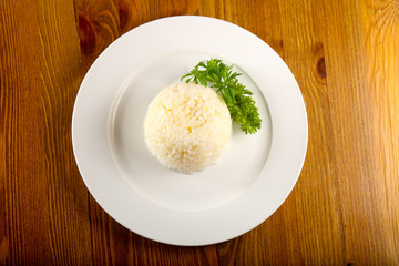 Steamed rice