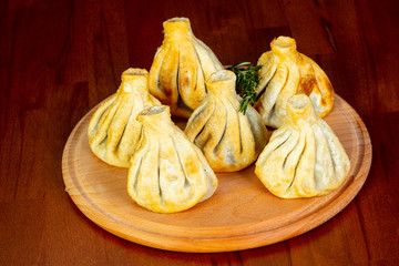 Roasted Georgian Khinlkali