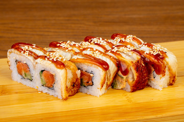 Tasty teriyaki rolls