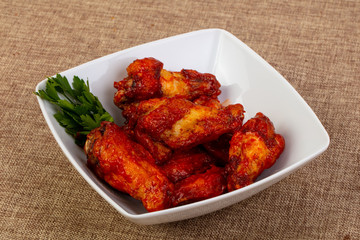 Grilled chicken wings