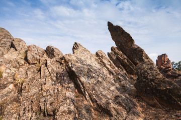 Dark rocks of Calanques de Piana