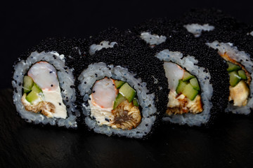Japanese roll with eel