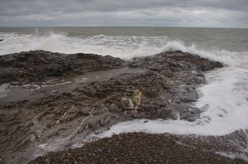 Ogmore by sea beach