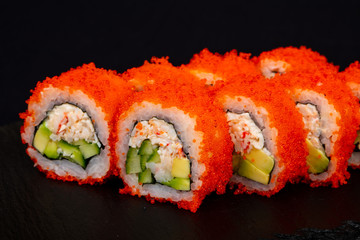 Japanese roll with crab