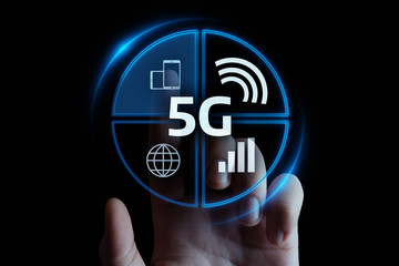 5G Network Internet Mobile Wireless Business concept