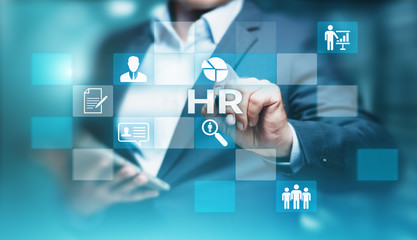Human Resources HR management Recruitment Employment Headhunting Concept