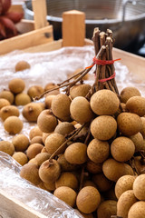 The Longang bundle lies on the counter at the street food festival