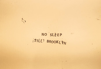 No sleep till Brooklyn