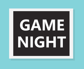 game night concept- vector illustration