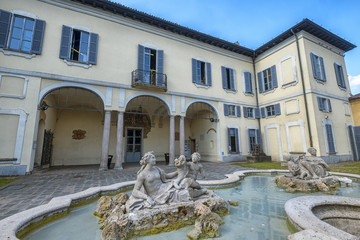 Fototapeta na wymiar Rho, Milan: Villa Burba, historic building