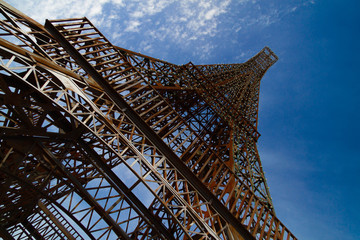 Metal tower perspective
