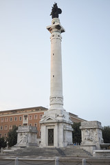 Fototapeta na wymiar Forli, Italy - August 09, 2018 : Victory monument