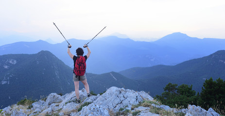 Hiker woman,