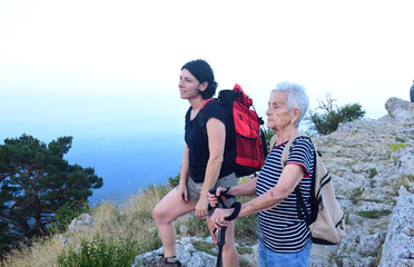 excursion mother and daughter,