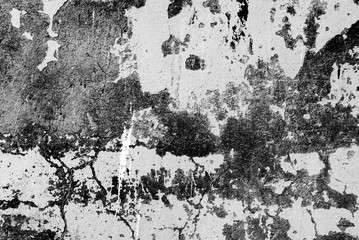 Wall fragment with scratches and cracks. It can be used as a background