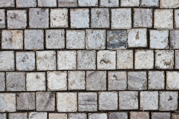 Stone wall as a background or texture. An example of masonry as a cladding of external walls