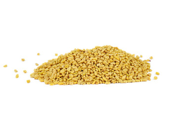 Pile of fenugreek seeds