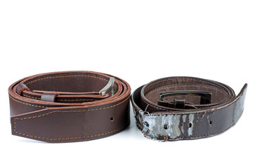 Leather and fake-leather belts