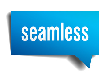 seamless blue 3d speech bubble