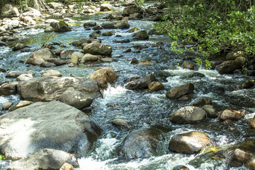 River Stone in Itariri, Sao Paulo state, Brazil