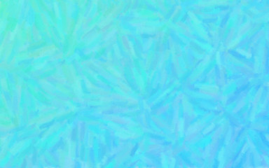 Obraz premium Zielona i niebieska farba olejna z ilustracją tła suchego pędzla.