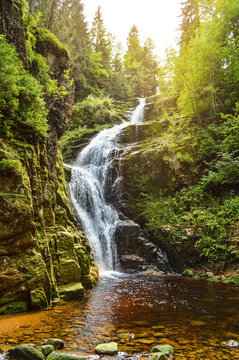 Fototapeta Kamienczyk Waterfall/Karkonosze/Poland