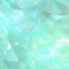 Obraz premium Green and orange Watercolor with large brush strokes in square shape background illustration.