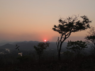 Angola sunset