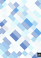 Abstract square pixel mosaic background. Eps10 Vector illustration