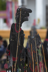 Shadow puppets set (Thai: Nang Talung) was one form of public entertainment in Traditional south of...