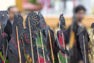 Shadow puppets set (Thai: Nang Talung) was one form of public entertainment in Traditional south of...
