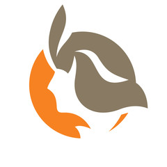 Men head abstract sign