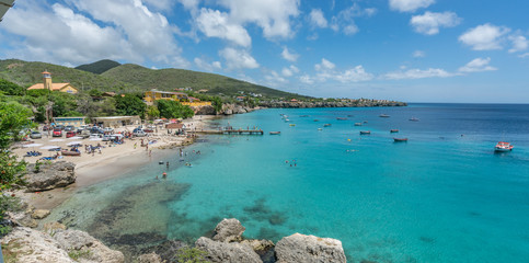  House and tree at sunset  Curacao Views - a small Caribbean Island