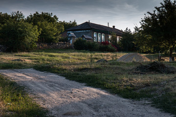 вечер в деревне