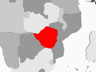 Map of Zimbabwe
