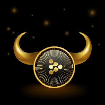 iExec RLC Cryptocurrency Coin Bull Market Background