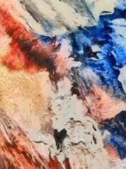 Abstract background, Grunge texture. Oil painting. Art pattern. Chaotic dry paint brush strokes. Simple textured backdrop. Impressionism style. Print design. Graphic product. Digital drawing. 